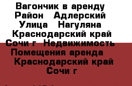 Вагончик в аренду › Район ­ Адлерский › Улица ­ Нагуляна - Краснодарский край, Сочи г. Недвижимость » Помещения аренда   . Краснодарский край,Сочи г.